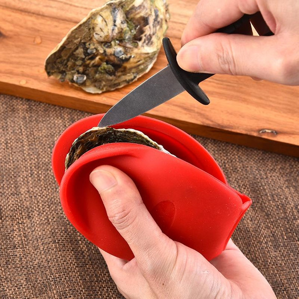 2 PCS Silicone Opened Oysters Hand Protection Tool(Red)