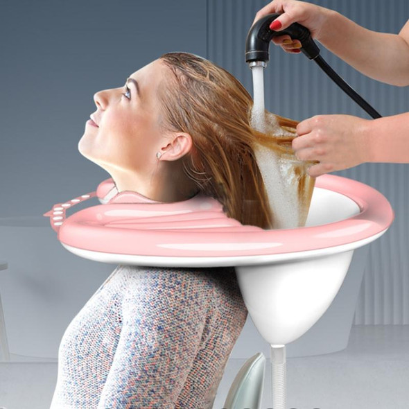 Household Pregnant And Elderly Recline Shampoo Basin Hair Care, Color: Pink