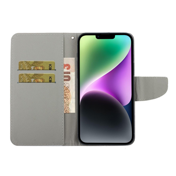 Colored Drawing Leatherette Phone Case - iPhone XR(Earphone Elephant)