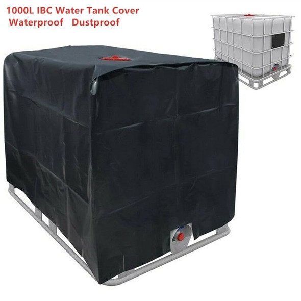 210D Oxford Cloth 1000L IBC Water Tank Sunscreen Dust Cover (Silver)