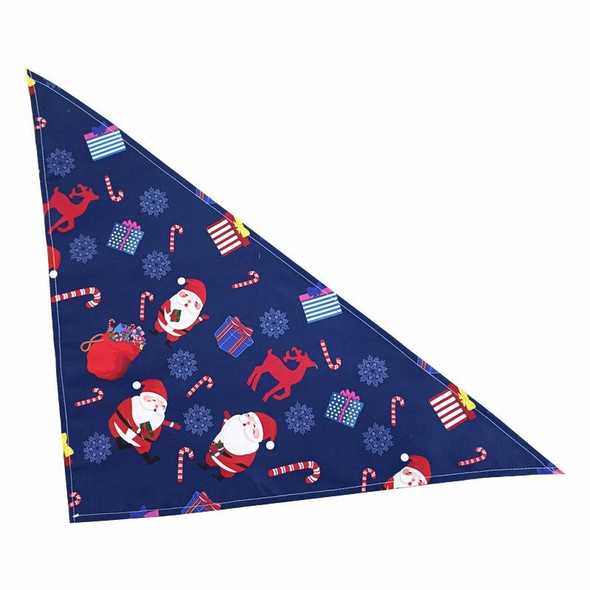 3 PCS Dog Saliva Towel Pet Triangle Bib(Christmas 9)