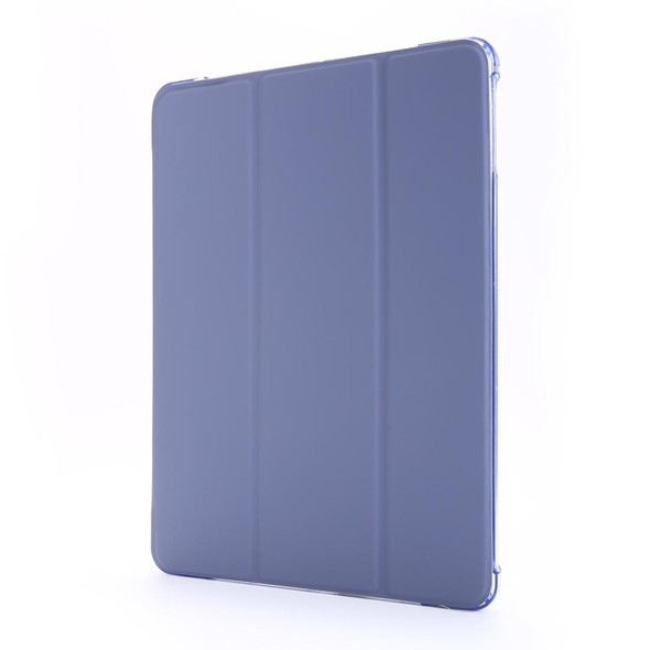 iPad Air 2 Airbag Horizontal Flip Leather Case with Three-fold Holder & Pen Holder(Purple)