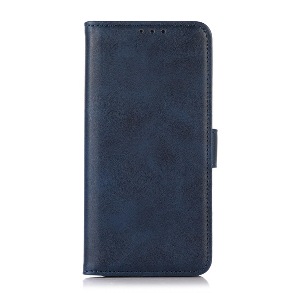 Samsung Galaxy A04 4G Cow Texture Leather Phone Case(Blue)