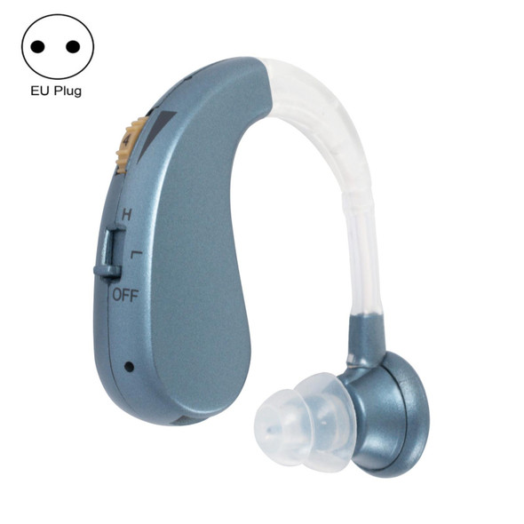 Hearing Aid Audiphones Sound Amplifier EU Plug(Blue)