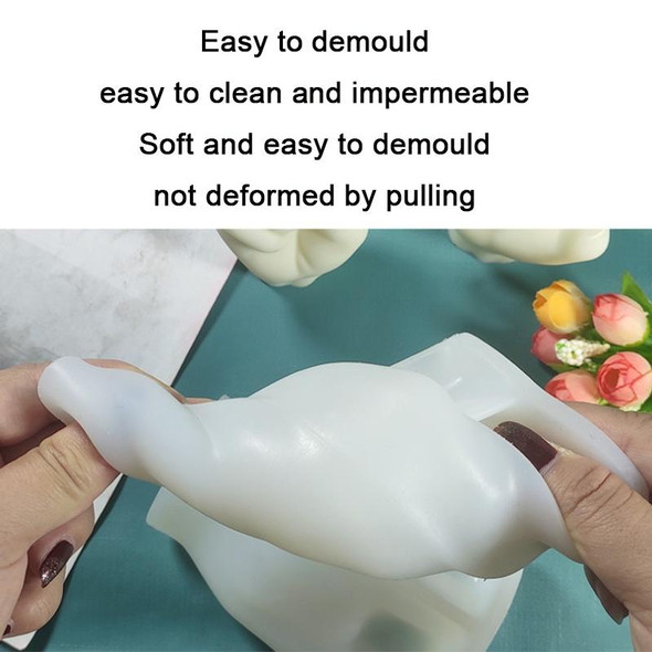 DIY Hand Shaped Scented Candle Silicone Mold, Specification: BH-154