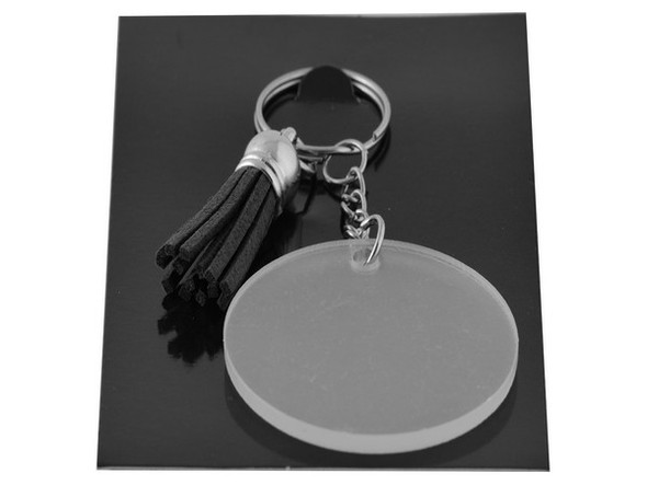 Acrylic Keychain with Tassles