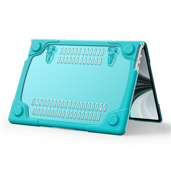 MacBook Air 13.6 inch A2681 2022 TPU + PC Two-color Anti-fall Laptop Protective Case(Light Blue)