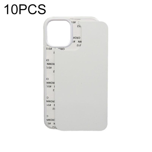 iPhone 14 10 PCS 2D Blank Sublimation Phone Case(Transparent)