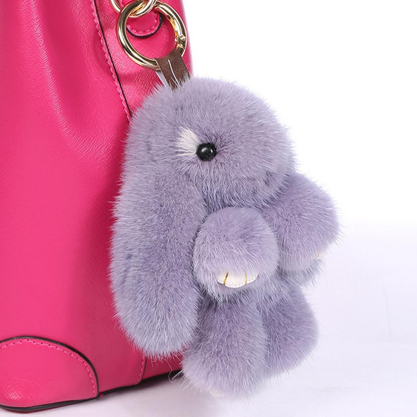 Lovely Dead Rex Rabbit Doll Pendant for Bag / Key Chains / Car ,Size: 15.0 x 14.0 x 8.0cm(Orange)