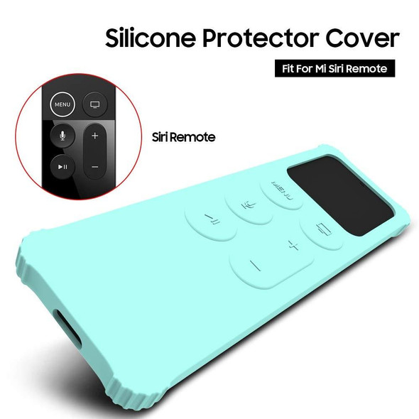 Apple TV 4K 5th / 4th Anti-slip Shockproof Silicone Remote Control Protective Case(Black)