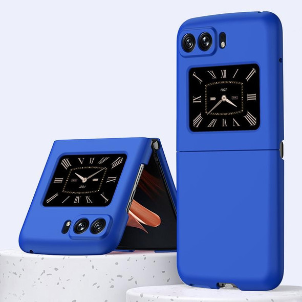 Motorola Moto Razr 2022 Skin Feel PC Phone Case(Klein Blue)