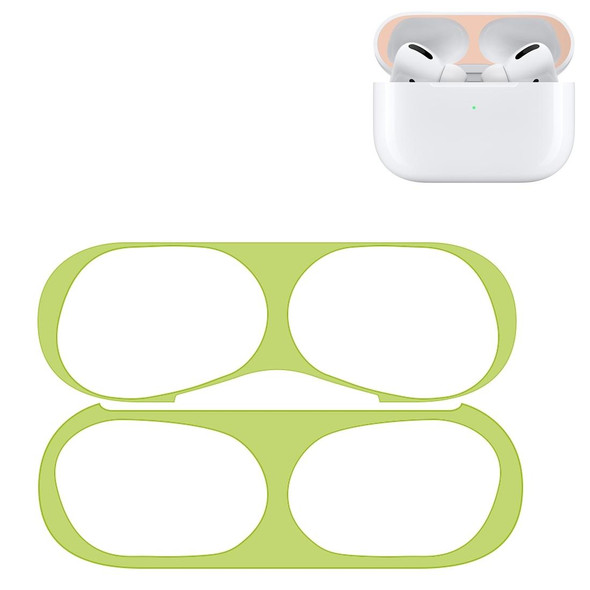 Apple AirPods Pro 2 Wireless Earphone Protective Case Metal Sticker(Green)