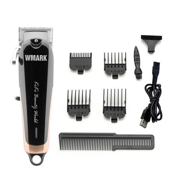 WMARK NG-103PLUS Rechargeable Electrical Hair Clipper(Black)