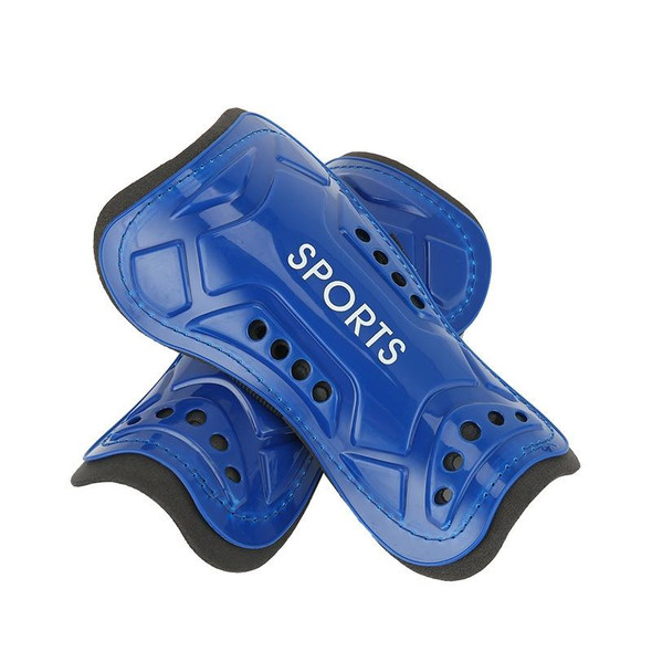 2 Pairs Football Shin Pads Professional Game Training Sports Knee Pads, Color: HTB02 Blue S