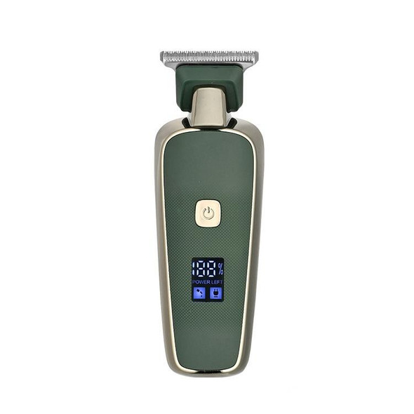 WMARK NG-204 Wireless LED Display Rechargeable Hair Clipper(Green)