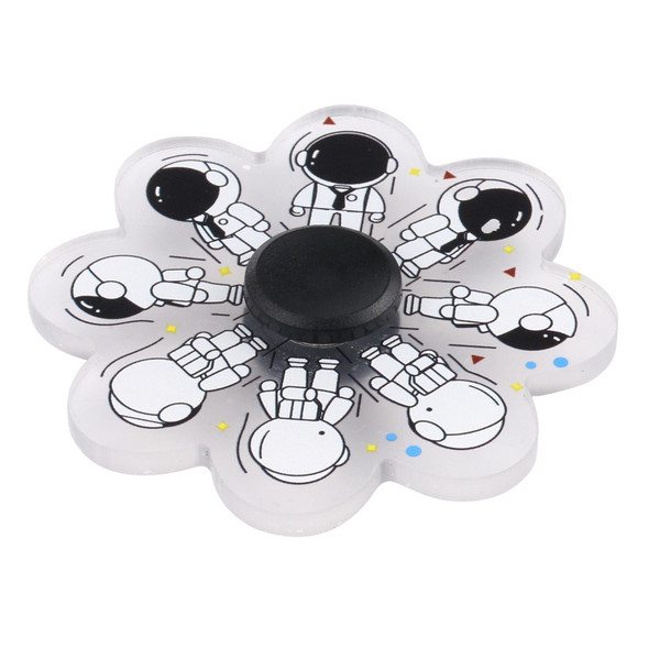 Fidget Spinner Toy Stress Reducer Anti-Anxiety Toy (Black)