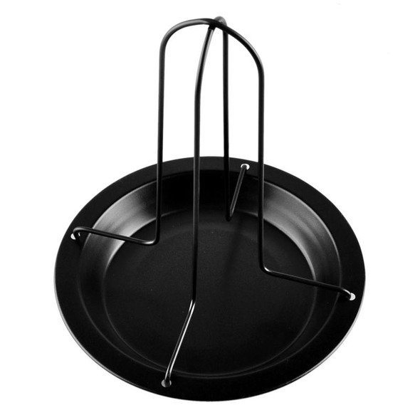 Outdoor camping Carbon Steel Upright Chicken Roaster Rack