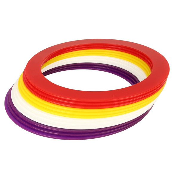 1 Piece Professional Innovation Juggling Rings Children Outdoor Gaming Toys, Random Color Delivery
