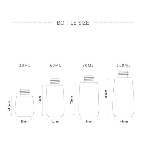 10 PCS Portable Refillable Plastic Fine Mist Perfume Spray Bottle Transparent Empty Spray Sprayer Bottle, 80ml(Transparent)