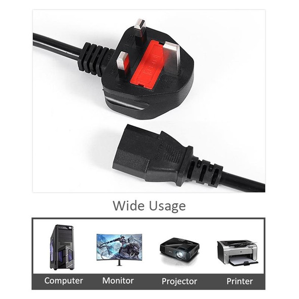 1.8m Big UK Power Cord