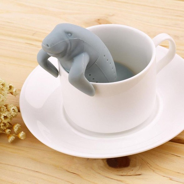 Cute Manatee Infuser Silicone Tea Strainers(Grey)