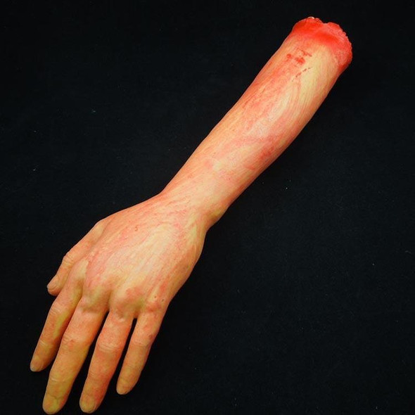 52cm Halloween Horror Props April Fool Day Party Prop Body Parts Decoration Long Bloody Hand
