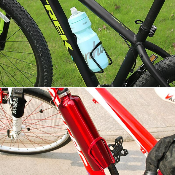 Portable Drinking Cup Water Bottle Cage Holder Bottle Carrier Bracket Stand for Bike(Red)