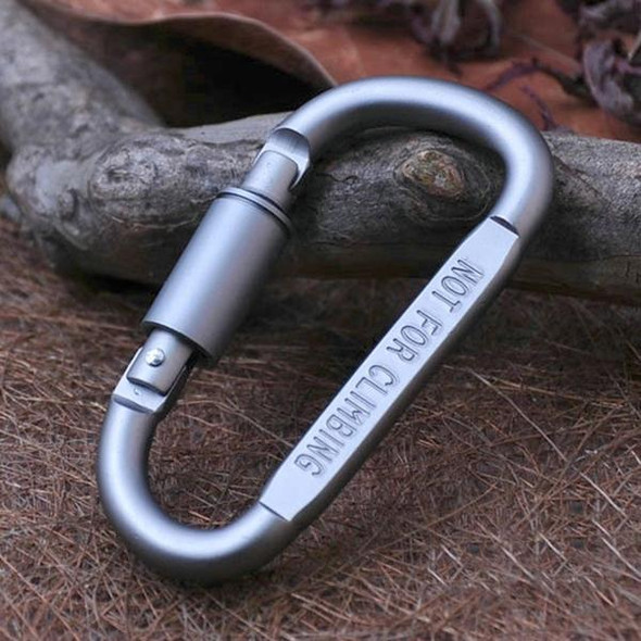 2PCS Multi-function High Quality Aluminum Alloy D Shape Camping  Hang Buckle Carabiner