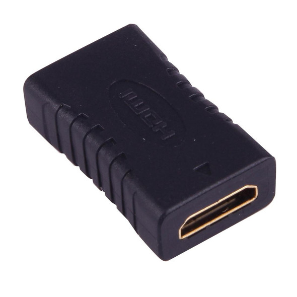 Mini HDMI Female to Mini HDMI Female adapter (Gold Plated)(Black)