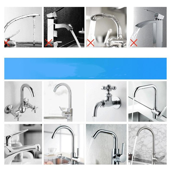 Zoosen Electric Hot Water Faucet Connection Type Instant Hot Water Faucet EU Plug, Style:White + Leak Protection