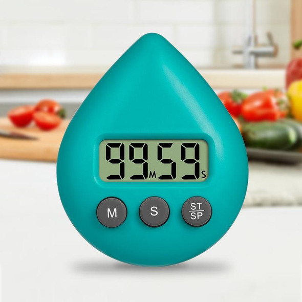 Water Drop Electronic Timer Student Learning Reminder(Green)