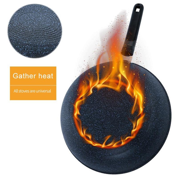 Induction Cooker General Health Maifan Stone Wok Non-stick Pan, Mouth Diameter: 32cm