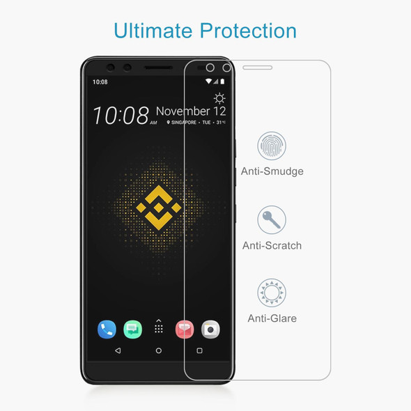 50 PCS 0.26mm 9H 2.5D Tempered Glass Film - HTC EXODUS 1 - Binance Edition