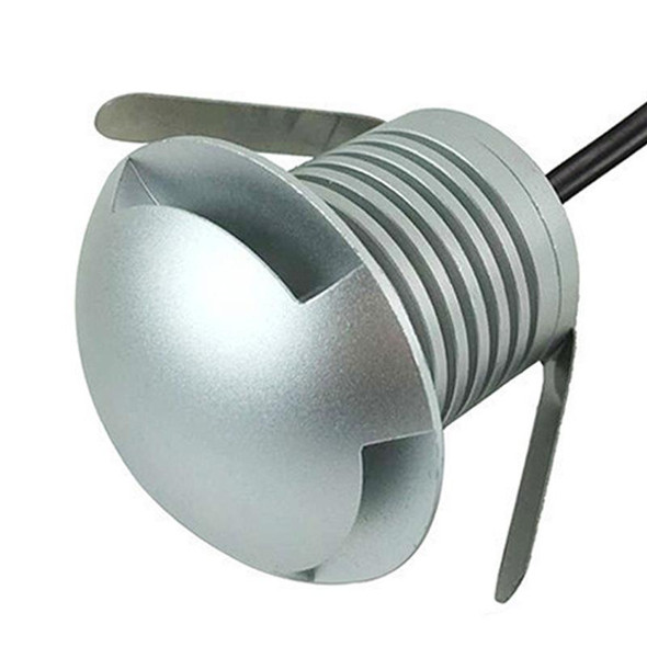 3W LED Embedded Polarized Buried Lamp IP67 Waterproof Turtle Shell Lamp Outdoor Garden Lawn Lamp, White Light 4000K Q1 One-way Light