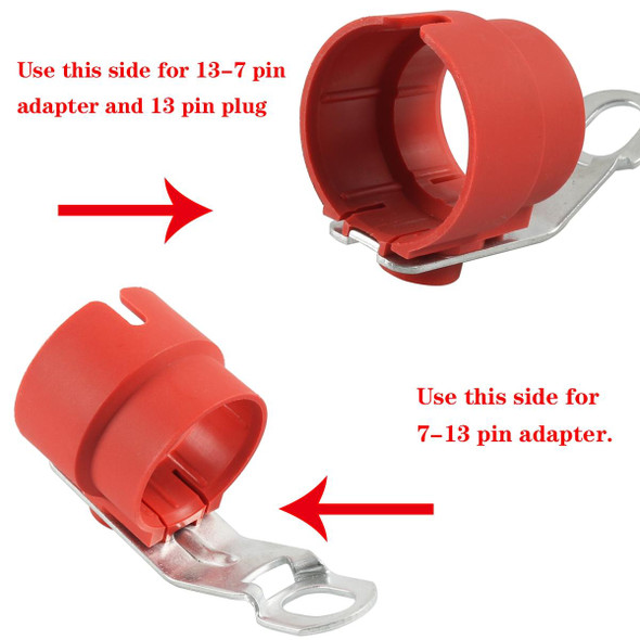 A6950-02 Trailer Plug Holder Connector Retainer(Red)