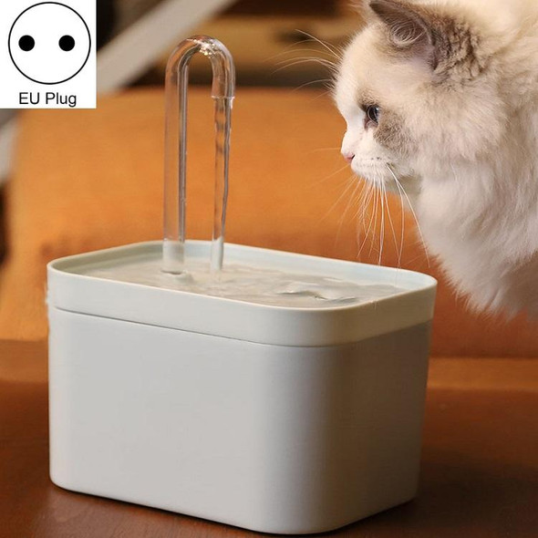 Cat Automatic Circulation Flow Drinking Fountain EU Plug (230V)(Transparent)