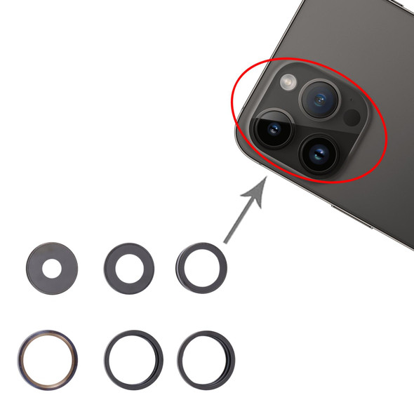 iPhone 14 Pro Max Camera Lens Cover (Grey)