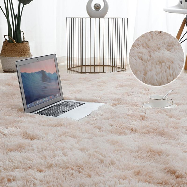 Luxury Rectangle Square Soft Artificial Wool Sheepskin Fluffy Rug Fur Carpet, Size:45x45cm(Coffee)