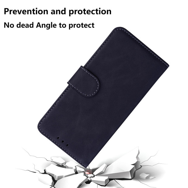 OPPO Reno8 Pro+ Skin Feel Pure Color Flip Leather Phone Case(Black)