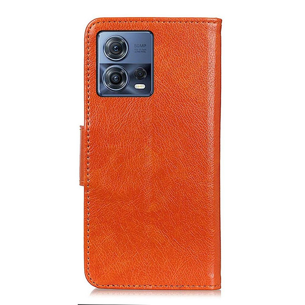 Motorola Moto S30 Pro Nappa Texture Leather Phone Case(Orange)