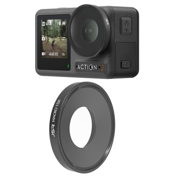 JSR 15X Macro Lens Filter - DJI Osmo Action 3 / GoPro Hero11 Black / HERO10 Black / HERO9 Black