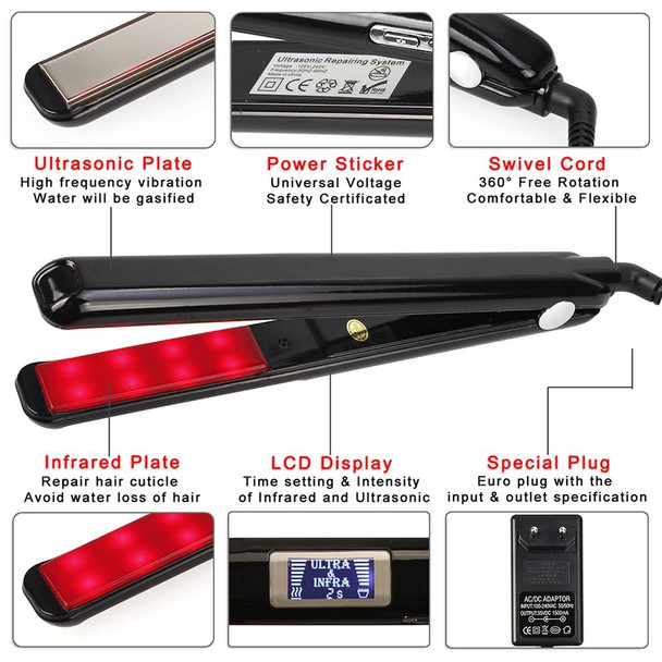 Ultrasonic cold clearance hair straightener