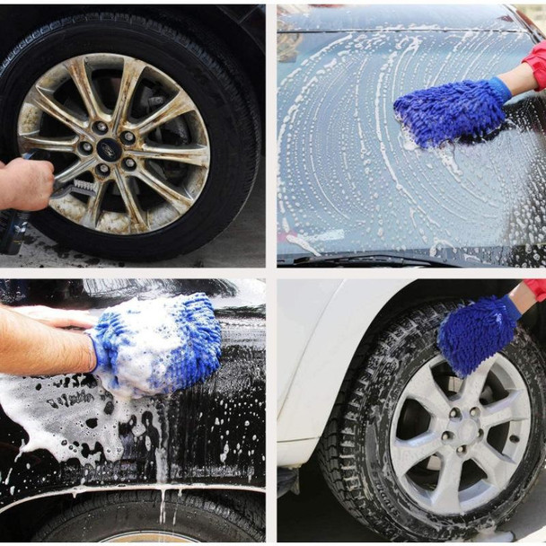 11 in 1 Car Wash Cleaning Brush Tools Set, Random Color Delivery