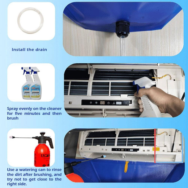 10 In 1 Air Conditioner Cleaning Cover Portable Split Air Conditioning Cleaning Bag