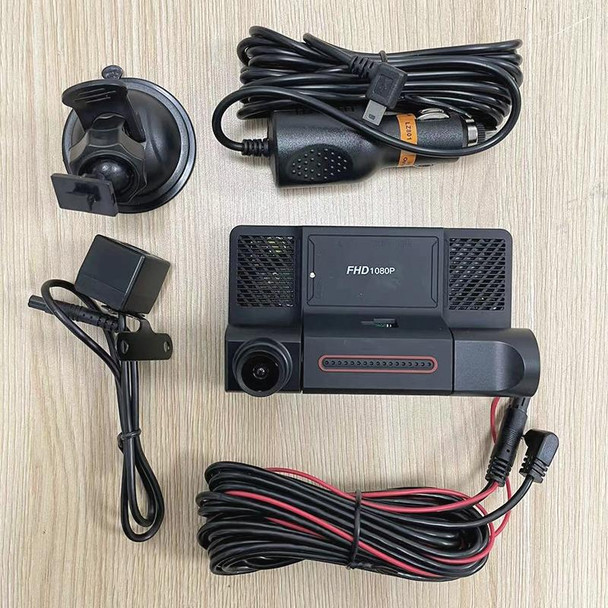 A6 Triple Lens Car Dash Camera Driving Recorder