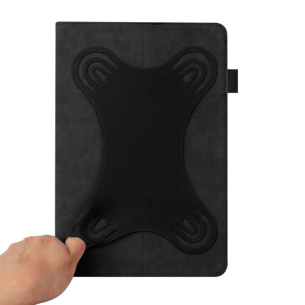 10 inch Life Tree Pattern Flip Universal Leatherette Tablet Case(Black)