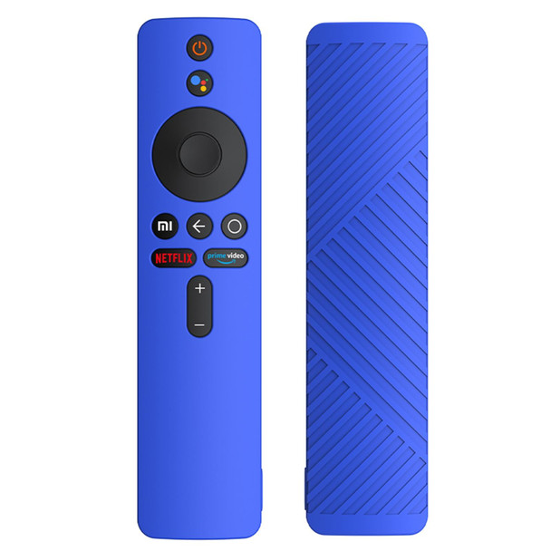 Xiaomi MiBox S Solid Color Silicone Protective Cover(Dark Blue)