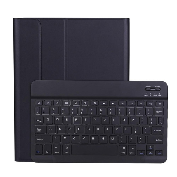 A11B 2020 Ultra-thin ABS Detachable Bluetooth Keyboard Tablet Case for iPad Pro 11 inch (2020), with Pen Slot & Holder (Black)