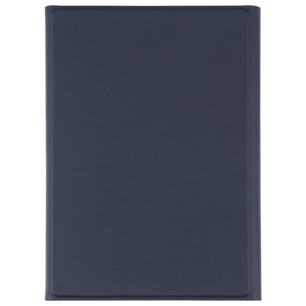 A06S Detachable Lambskin Texture Ultra-thin TPU Backlight Bluetooth Keyboard Leatherette Tablet Case with Stand - iPad mini 6 (Blue)