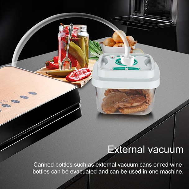 Automatic Vacuum Sealer Household Food Preservation Packaging Machine, Plug Specification:EU Plug(Black Red)